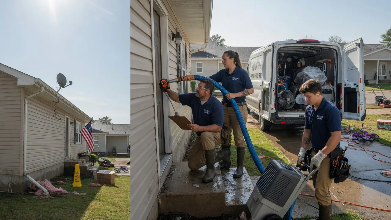 Ceiling Water Damage Restoration in Sheffield, IL near me